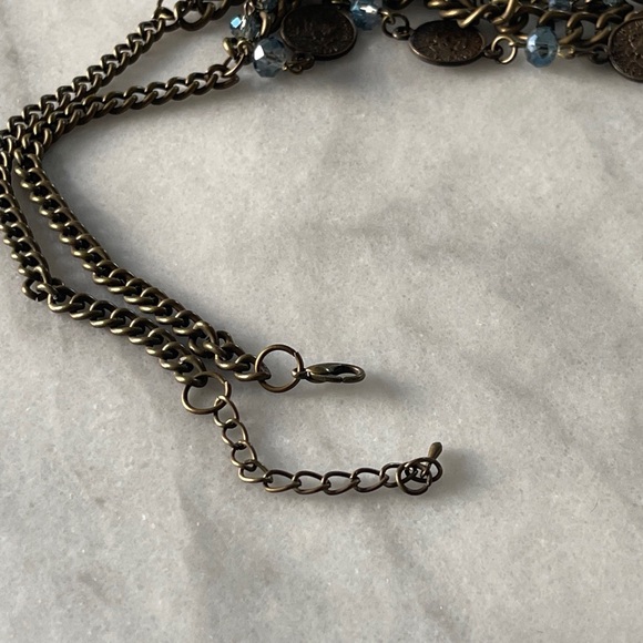 Brass Chain Necklace. - Picture 8 of 9